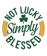 ST.Patrick Day Shamrock Irish T-Shirt PNG
