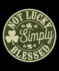 ST.Patrick Day Shamrock Irish T-Shirt PNG