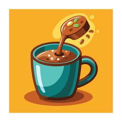 A Delicious Mexican Food Vector Illustration