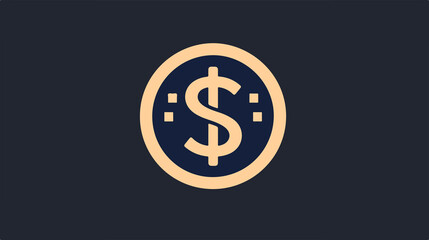 Japanese Yen Currency Symbol Flat Icon for Apps