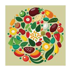 A Delicious Mexican Food Vector Illustration