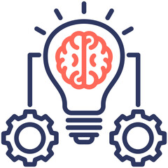 Fototapeta premium Brainstorming Icon