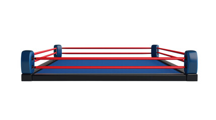 3d illustration of a boxing ring