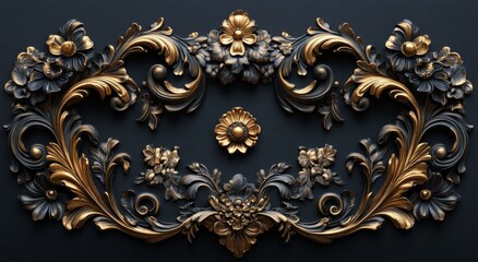 Luxurious Baroque Style Frame
