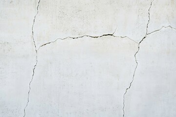 Fototapeta premium Cracked wall surface showcasing unique textures and subtle color