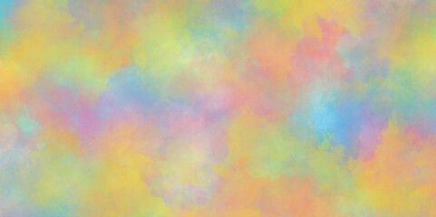 Old watercolor paper background with watercolor splashes, Multi colored pastel background of watercolor, pastel watercolor summer delicate paint of various colors and watercolor stains.