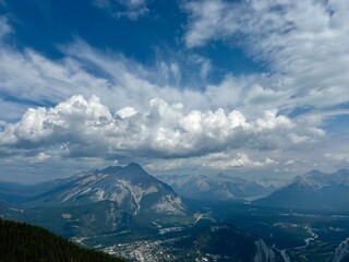 Cloudy Mountain View 