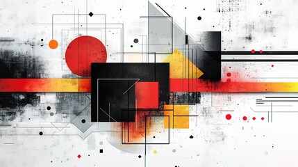 Abstract corporate background with geometric shapes