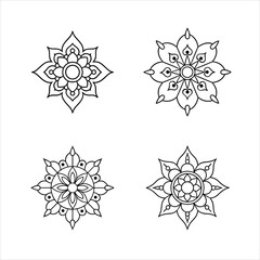 Modern Mandala Vector Logo Concepts for Branding