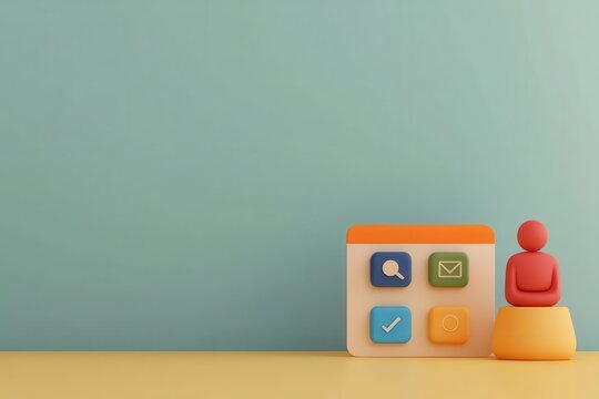 register signup online. User access portal with registration and signup, dynamic feedback visuals ensuring ease of use, 3D illustration