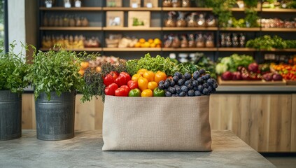 Sustainable Market Shopping