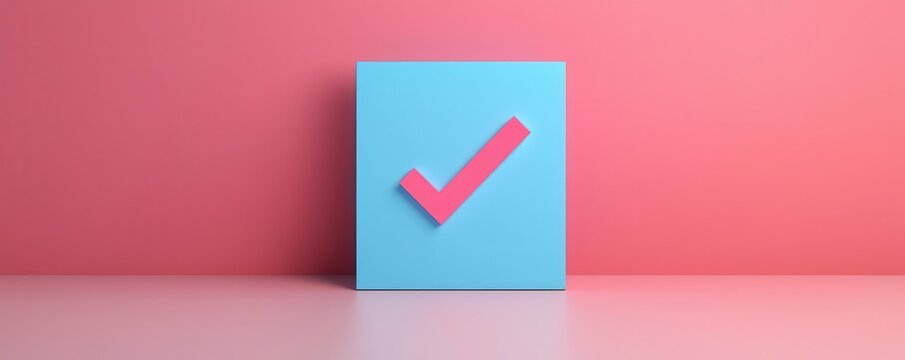 register enrollment online. Course enrollment confirmation portal, animated checkmarks glowing on submission, 3D illustration