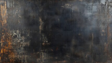 Fototapeta premium Abstract Dark Textured Background Painting