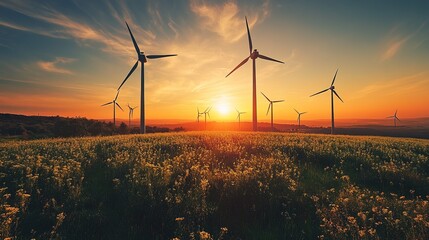 Obraz premium Advanced battery storage systems for renewable energy