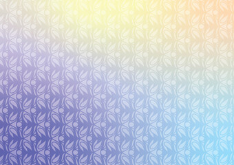 Blue art soft yellow pattern line background