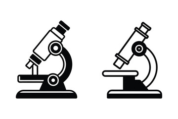  microscope vector illustration