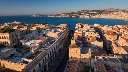 Obraz premium Stunning panorama of the old city of Jaffa Israel, sunny day