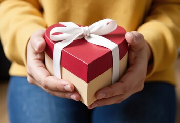 gift box in hand