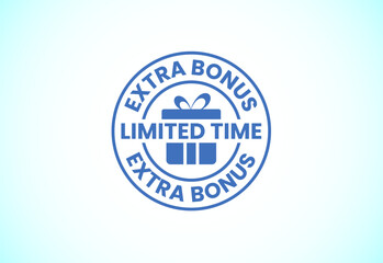 Limited time extra bonus advertising sticker badge