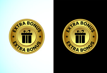 Limited time extra bonus advertising sticker badge