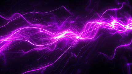 Obraz premium Abstract Sci-fi Purple Energy Light Waves Background 