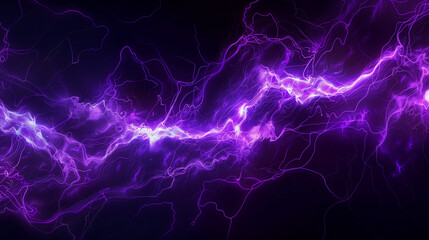 Fototapeta premium Abstract Sci-fi Purple Energy Light Waves Background 