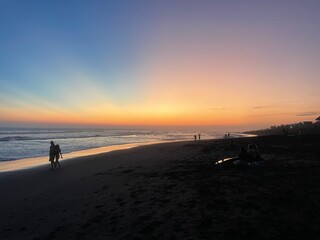 Obraz premium sunset on the beach
