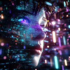 Artificial Intelligence: Abstract Digital Visualization