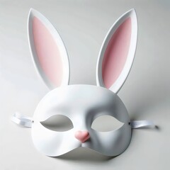 White rabbit mask.