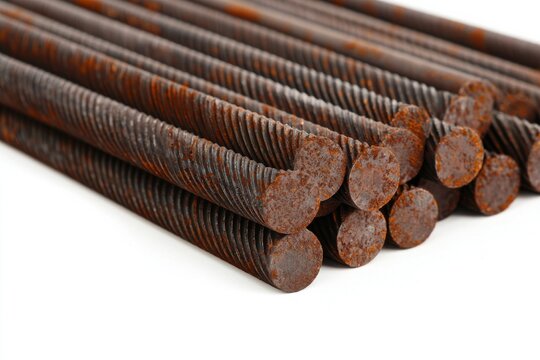 Neatly Arranged Reinforcement Bars in Parallel Lines