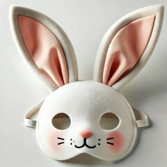 White rabbit mask.