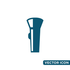 Simple Flashlight Icon Design Template