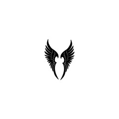 Bird Wings Open Vector royalty