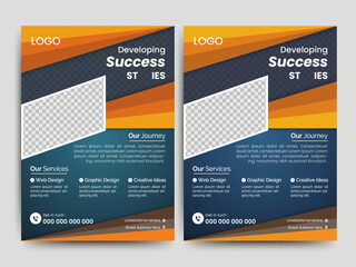 Creative corporate/business flyer design.