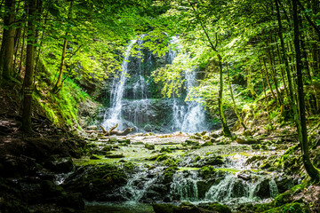 Hiking Josephstal Waterfalls Bavaria Germany