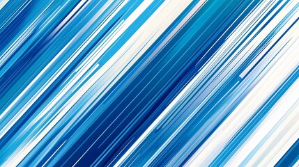 Obraz premium Elegant Blue and White Diagonal Lines Seamless Pattern for Design Projects