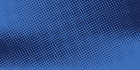 Dark blue halftone dotted abstract background, big data pattern, technology or futuristic visualization, waveform dot texture, music backdrop.