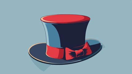 Elegant Top Hat Vector Illustration for Formal Events and Parties