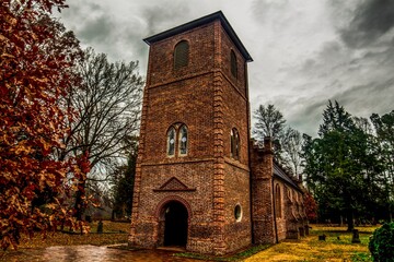 Fototapeta premium St Luke's Church. The Oldest Church in America. 