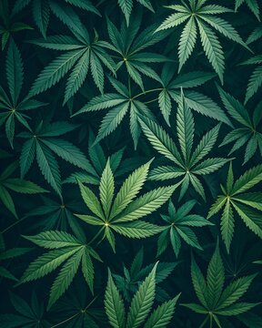 
marijuana leaf background