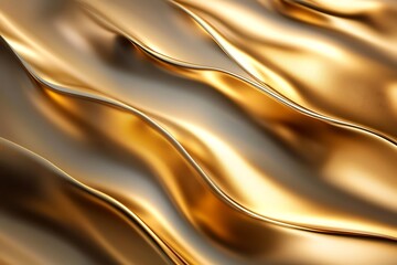 Golden Metallic Gradient Texture with Subtle Sheen and Luxurious Design