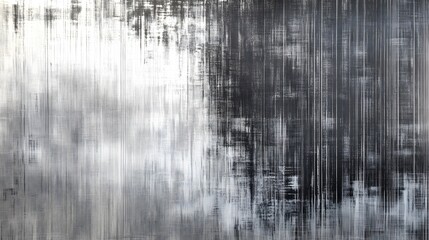 Abstract grayscale textured art painting with vertical brushstrokes