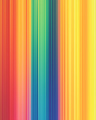 Obraz premium Vibrant Vertical Stripes in Rainbow Colors