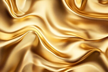 Golden Metallic Gradient Texture with Subtle Sheen and Luxurious Design