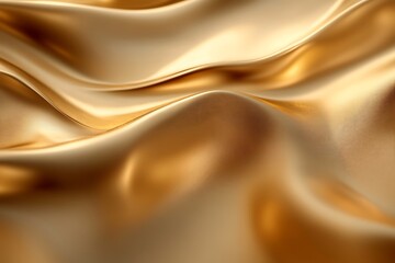 Golden Metallic Gradient Texture with Subtle Sheen and Luxurious Design