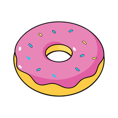 illustration of a donut