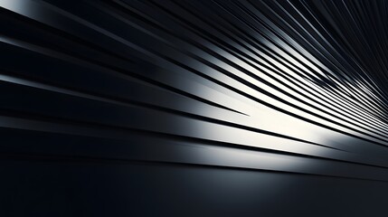 Abstract Dark Grey Metallic Parallel Lines Design