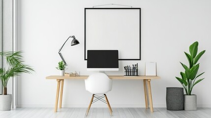 Stationery Whiteboard Mockup/
