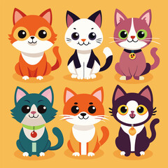 Cute Cat Illustrations and Vector Designs for Your Projects