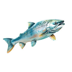 Spring Marine Life Clipart Vector Illustration